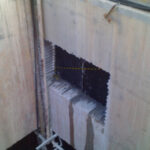 Cortina furos Metro Republica finalizada