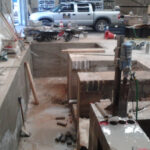 Cortina furos remocao laje Industria Ribeirao Pires